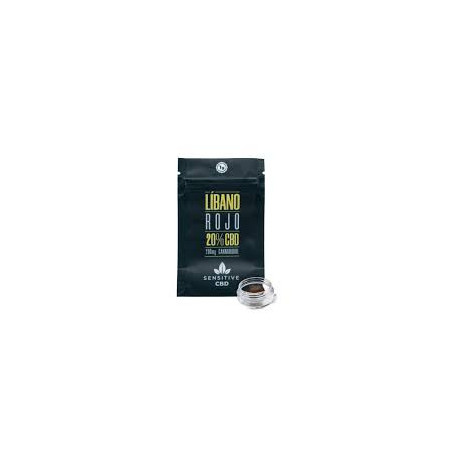 SENSITIVE CBD hash libano rojo 20% 1g
