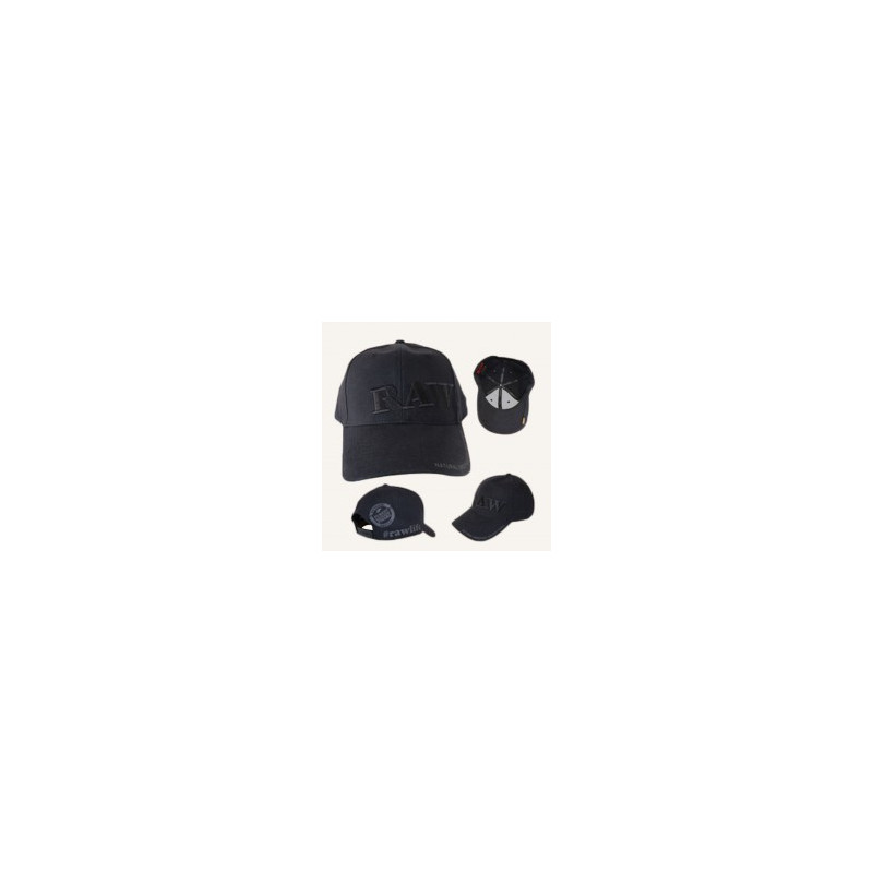 RAW Gorra negra Curva