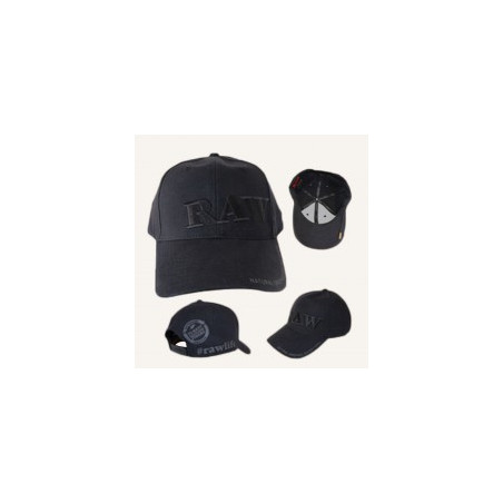 RAW Gorra negra Curva